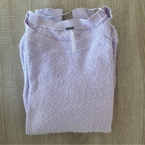 Free People Lilac Crew Neck Sweater